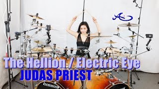 Judas Priest  The HellionElectric Eye drum cover by Ami Kim 73 [upl. by Anamor]