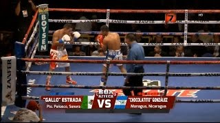 Juan Francisco quotGalloquot Estrada vs Roman quotChocolatitoquot Gonzalez Completa HD Tv Azteca [upl. by Moonier76]