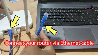 How to connect laptop to router with ethernet cable [upl. by Ajram238]