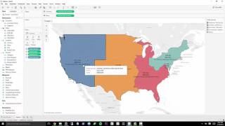 Tableau 10 Tutorial Custom Territories [upl. by Eddra203]