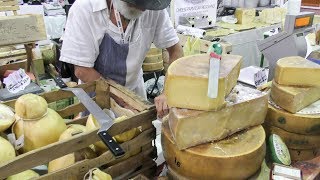 Hundreds of Different Kind of CHEESE International CHEESE Festival Seen in Italy [upl. by Linehan]