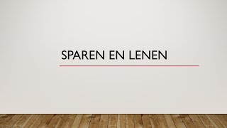 Sparen en lenen [upl. by Allebram263]