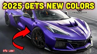 NEW COLORS 🟣 2025 C8 ZR1 gets all NEW COLOR OPTIONS EPIC LOOK 🔥 [upl. by Trilbi]