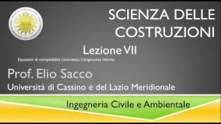 Scienza delle Costruzioni lezione 7 [upl. by Marybelle]