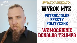 Świat Na Bieżąco Wyrok MTK  polityczne konsekwencje Donald Trump z dodatkową silną kartą w NATO [upl. by Cupo]