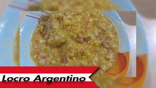 🇵🇪 LOCRO ARGENTINO  DESAYUNO RICO RAPIDO Y FACIL [upl. by Yartnoed]