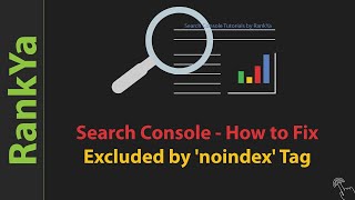 How to Fix Excluded by ‘noindex’ tag  NEW Search Console [upl. by Pease]