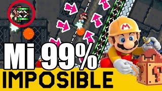 Entrenamiento Imposible y Semi 99   MI SEMI 99 IMPOSIBLE 1  Super Mario Maker  ZetaSSJ [upl. by Eirased]