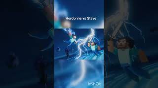 Herobrine vs Steve minecraft [upl. by Frerichs]