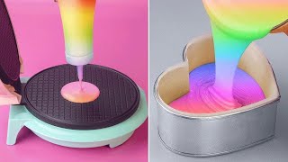 1000 Amazing Rainbow Cake Decorating Ideas  So Yummy Chocolate Cupcake Dessert and More [upl. by Lozar]