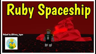 Roblox IQ OBBY How to Get RUBY SPACESHIP  Ncraft Studios [upl. by Foss]