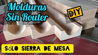 Cómo Hacer Molduras de Madera FÁCIL sin Router  How to Make Wood Moldings without a Router [upl. by Einotna]