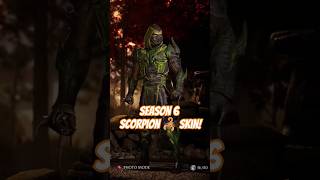 MK1 Season 6 Scorpion skin Mortal Kombat 1 seasonal skins mortalkombat1 mkcommunity mk1 xbox [upl. by Nohtiek]