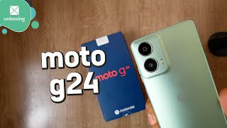 Motorola Moto G24  Unboxing en español [upl. by Cirdek]