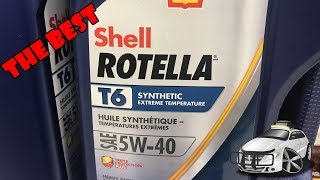 Rotella T6 5W 40 Synthetic  The Best All Around Motor Oil Vanlife [upl. by Ademordna]