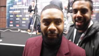 SPENCER FEARON ON CHISORA THROWING A TABLE AT DILLIAN WHYTE JOSHUA v MOLINA BURTON v BUGLIONI [upl. by Ephrem]