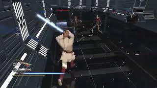 This Game Died so Quick 190 Obi Wan on Death Star Battlefront 2 [upl. by Esdnil505]