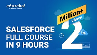 Salesforce Full Course  Learn Salesforce in 9 Hours  Salesforce Training Videos  Edureka [upl. by Toinette]