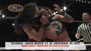 CMLL  MANO A MANO  PERSEPHONE VS TESSA BLANCHARD  ARENA MÉXICO221124 [upl. by Xilef]