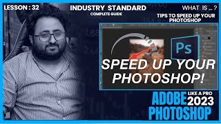 How to Speed Up your Adobe Photoshop pro tips Urdu  Hindi [upl. by Serilda]