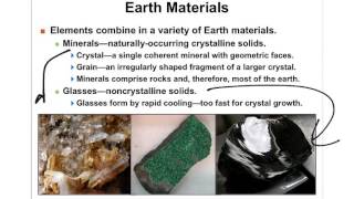 Physical Geology Earths Layers Earth materials [upl. by Nytsirhc]