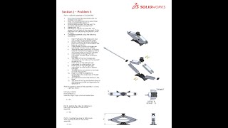 Solidworks CSWA Exam Practice  ASSEMBLY  Section J  5 [upl. by Svend]