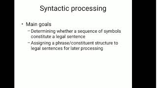 Artificial Intelligence  Syntactic Processing and Semantic Analysis [upl. by Ilan]