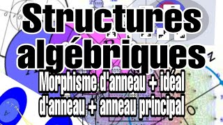 Structures algébriques  Morphisme danneau  idéal danneau  anneau principal Exemples 16 [upl. by Anayk]