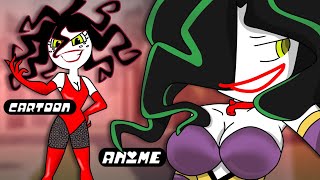 SEDUSA  AS MENINAS SUPERPODEROSAS Original VS Anime [upl. by Askwith]