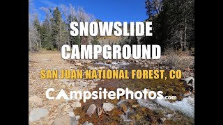 Snowslide Campground San Juan National Forest CO [upl. by Zwiebel]