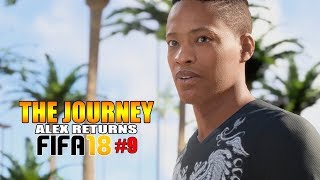 FIFA 18 THE JOURNEY 9  VIDA NOVA CASARÃO NOVO EM LA ALEX HUNTER RETURNS PORTUGUÊS [upl. by Procto]