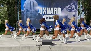 Dallas Cowboys Cheerleaders Perform to ACDC Thunderstruck DCC Performs their Famous Kick Line [upl. by Kore250]