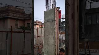 Column checking on construction site Amravati civilengineering construction column shorts [upl. by Cochrane]