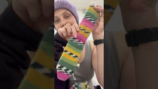 Knitting long socks for a baby  toddler [upl. by Dunaville20]