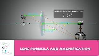 LENS FORMULA AND MAGNIFICATION [upl. by Lucille]