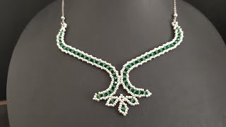 ZÜMRÜT KOLYE YAPIMI amp EMERALD NECKLACE MAKING [upl. by Nima]