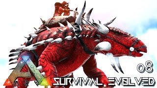 ARK SURVIVAL EVOLVED  ALPHA ANKLYO TAME amp DODOWYVERN BOSS FIGHT  E08 MOD ARK EXTINCTION CORE [upl. by Ahsemak]