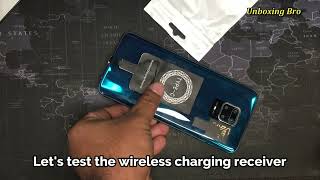 Unboxing and test type c wireless charging receiver  Make Your device Wireless Charging [upl. by Haymo]