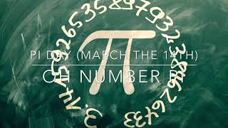 Oh number Pi song  celebrating Pi day March 14th [upl. by Moise]