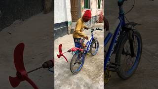 Homemade air Bike ebike diy toys bike [upl. by Ytsenoh33]