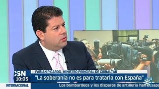 La entrevista  Fabian Picardo ministro Principal de Gibraltar [upl. by Kathrine]