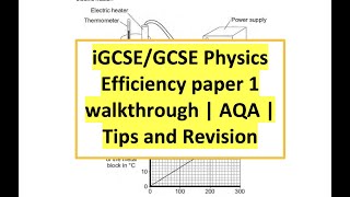 Physics Efficiency paper 1 walkthrough  IGCSEGCSE  Tips and Revision under 24min [upl. by Hgielram]