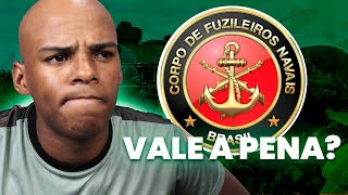 SER FUZILEIRO NAVAL VALE A PENA Minha Opinião Sincera [upl. by Nanreik]