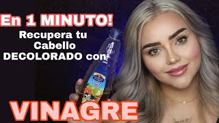 Como quitar lo CHICLOSO del cabello despues de una decoloracion Lizzmuller [upl. by Akitahs]