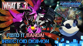 Digimon TCG  【WHAT IF】Insectoid Digimon Support I FIXED IT BANDAI [upl. by Macario928]