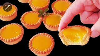 Delicious mini tarts recipe Tartlets tart recipe desserts to make at home [upl. by Ingold]