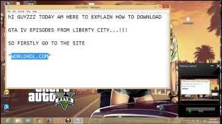 GTA IV EPISODES FROM LIBERTY CITY DIRECT DOWNLOADINSTALL WITH WORKING CRACK 100 WORKINGGG [upl. by Anialad40]