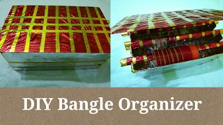 DIY Bangle Organizer in Hindi  Multipurpose Makeup and Accessories Organizer  Anupama Jha [upl. by Atews789]