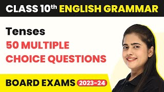 Tenses  MCQs 50 Solved  Class 10 English Grammar MCQs 50 Solved  Tenses MCQs 202324 [upl. by Waldack]