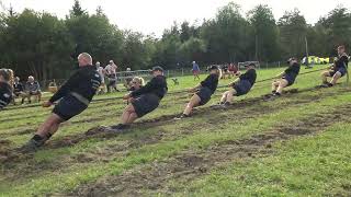 Tug of War Swedish Championship Kosta Brunnsberg vs Stenungsund Bronze Mix 580 First pull [upl. by Garcon984]